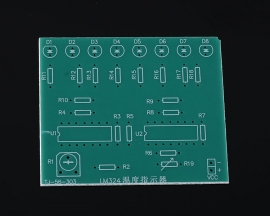 DIY Kit LM324 Temperature Indicator DC 5V Thermistor Sensor Electronic Soldering Practice Kits