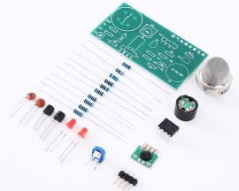 DIY Kit MQ-2 Smoke Sensor Detector Natural Gas Alarm Electronic Components Assembly Soldering Practice Kits