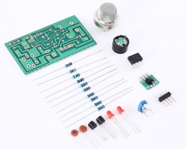 DIY Kit MQ-2 Smoke Sensor Detector Natural Gas Alarm Electronic Components Suite