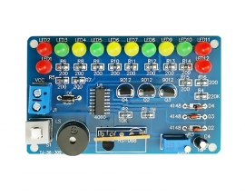 DIY Kit Music Circuit LED Flashing Module Electronic Components Soldering Practice Kits