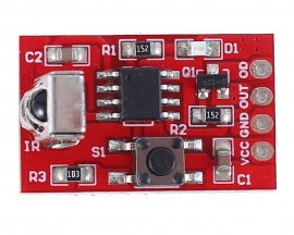 DC 3V-5V 1-Channel Infrared Receiver Board Module Remote Controller Support Self-locking/Inching/Interlocking Mode