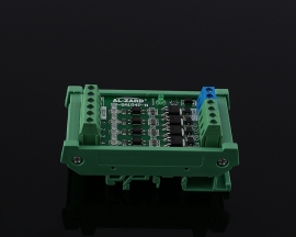 DC 3.3V 4-Channel PLC Amplifier Optical Isolator NPN Output Signal Converter Board