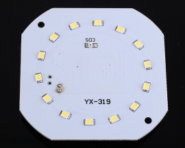 Microwave Radar Sensor Module 9W White LED Lamp Intelligent Control for Aisle Corridor