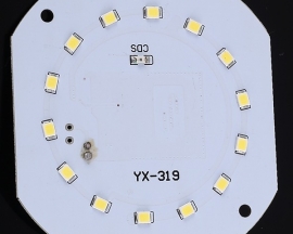 Microwave Radar Sensor Module 9W White LED Lamp Intelligent Control for Aisle Corridor