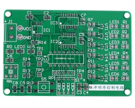 DIY Kit Pulse Sequence Control Repairer NE555 74LS194 Circuit Fault Detector