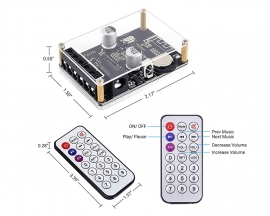 XY-P40W Dual Channel Stereo Bluetooth-compatible Power Amplifier Board 5V 12V 24V 20W 30W 40W Infrared Remote Control Receiver Module Audio module with Case