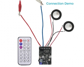 XY-P40W Dual Channel Stereo Bluetooth-compatible Power Amplifier Board 5V 12V 24V 20W 30W 40W Infrared Remote Control Receiver Module Audio module with Case