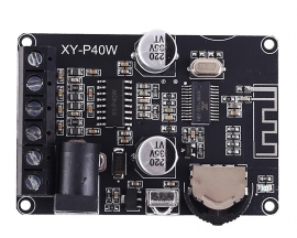 XY-P40W Dual Channel Stereo Bluetooth-compatible Power Amplifier Board 5V 12V 24V 20W 30W 40W Infrared Remote Control Receiver Module Audio module with Case
