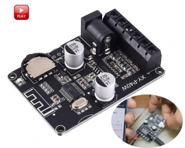 XY-P40W Stereo Bluetooth-compatible Power Amplifier Board 20W 30W 40W 5V 12V 24V Dual Channel Audio Module