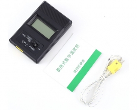 TM-902C Digital LCD Thermometer Temperature Reader Meter Sensor K Type Probe