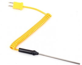 1 Meter Type-K Thermocouple Temperature Sensor -50℃~400℃ Liquid Temperature Probe