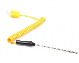 1 Meter Type-K Thermocouple Temperature Sensor -50℃~400℃ Liquid Temperature Probe