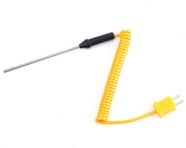 1 Meter Type-K Thermocouple Temperature Sensor -50℃~400℃ Liquid Temperature Probe