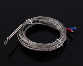 5 Meters PT100 Temperature Sensor Type-K Waterproof 0℃~800℃ Platinum Resister