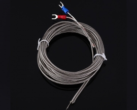 5 Meters PT100 Temperature Sensor Type-K Waterproof 0℃~800℃ Platinum Resister