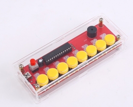 DIY Kit Electric Piano RGB LED Flashing Music Generator Creative DIY Soldering Project