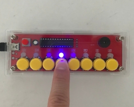 DIY Kit Electric Piano RGB LED Flashing Music Generator Creative DIY Soldering Project