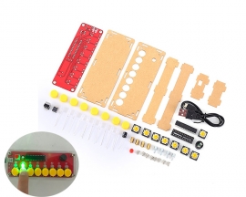 DIY Kit Electric Piano RGB LED Flashing Music Generator Creative DIY Soldering Project