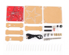 DIY Kit Pentagram RGB LED Music Colorful Flashing Light Five-Pointed Star DIY Soldering Kits