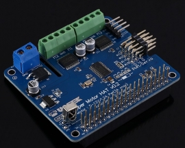 Servo Motor Driver Module Robot Shield DC 5V-12V I2C Development Board for Raspberry Pi 3B+/3B Stepper Motor HAT