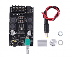 50W+50W HIFI Bluetooth-compatible Audio Stereo Module BLE5.0 TPA3116 AUX Digital Amplifier Module ZK-502C DC5-27V