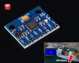 MPU6050 3 Axis Gyroscope Accelerometer Sensor Module (3V-5V Compatible)