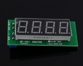 DC 5V 12V 36V Trigger Counter Module Accumulator 0.56inch 4-Bit Red Digital Tube Display