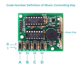 4.5-5V 16 Music Box Kits 16 Sound Box Electronic DIY Kits for Arduino