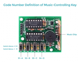 4.5-5V 16 Music Box Kits 16 Sound Box Electronic DIY Kits for Arduino