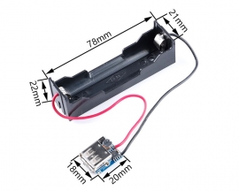 3.7V 4.2V to 5V 18650 Lithium Battery Charging Module USB Boost Board Mobile Power Board DIY
