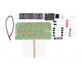 DIY 6 Bits C51 Digital Electronic Clock Red LED AT89C2051 Chip DIY Soldering Practice Learning Kits