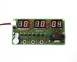 DIY 6 Bits C51 Digital Electronic Clock Red LED AT89C2051 Chip DIY Soldering Practice Learning Kits