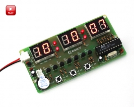 DIY 6 Bits C51 Digital Electronic Clock Red LED AT89C2051 Chip DIY Soldering Practice Learning Kits