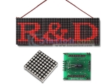 ICStation 8x8 MAX7219 Red LED Light Lamp Display Dot Matrix Module Panel DIY Kits