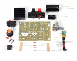 DIY Kit LM317 Adjustable Step Down Module DC 5V-35V to 1.25V-30V AC/DC Power Supply Module