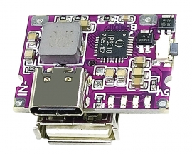 2A 5V Lithium Battery Charging Boosting Module with Protection Board TYPE-C Battery Charging Power Step Up Module