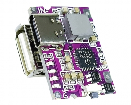 2A 5V Lithium Battery Charging Boosting Module with Protection Board TYPE-C Battery Charging Power Step Up Module