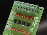 4Bit Optocoupler Isolator 12V to 3.3V Level Voltage Converter Board PLC Signal