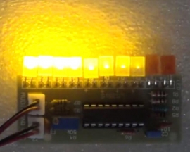 DIY Kit LM3915 Audio Level Indicator Yellow Red LED Light Electronic Soldering Practice Kits