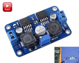 ICStation DC to DC Auto Converter Step Up and Down Boost Converter/Buck Converter Module DC 3.5V-28V to DC 1.25V-26V