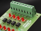 4Bit Optocoupler Isolator 12V to 3.3V Level Voltage Converter Board PLC Signal