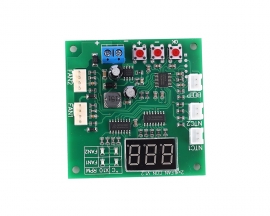 DC 12V 24V 48V 2-Channel PWM 4-Wire Fan Temperature Controller Speed Governor Display Module for PC Fan/Alarm