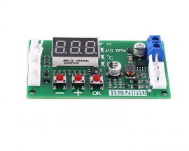 DC 12V 24V 48V PWM 4-Wire Fan Temperature Controller Speed Governor Display Module for PC Fan/Alarm