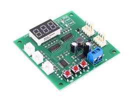 DC 12V 24V 48V 2-Channel PWM 4-Wire Fan Temperature Controller Speed Governor Display Module for PC Fan/Alarm