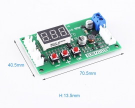 DC 12V 24V 48V PWM 4-Wire Fan Temperature Controller Speed Governor Display Module for PC Fan/Alarm