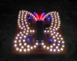 Warm White Blue Flashing LED Music Butterfly Shape Light DIY Kit LED Lighting Lamp Kit for Christmas Gift