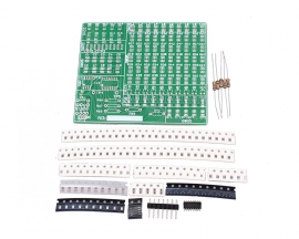 DIY Kit 1.5mm SMT Component Soldering Practice Board