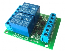 24V 2 Channel Relay Module Switch Optocoupler Fully Isolated Microcontroller PLC Amplification