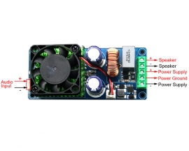 500W High Power Class D HIFI Mono Digital Power Amplifier Board