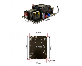 DC Boost Converter, 500W DC-DC Step UP Power Supply for Amplifier, 11V-27V to 11V-50V Adjustable Voltage Transformer